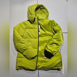 NWT Two by Vince Camuto Neon Green Puffer size S